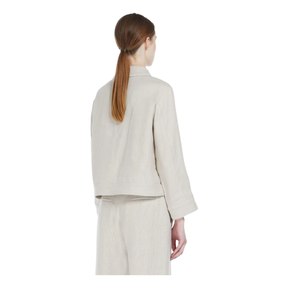 Max Mara Yvonne Offwhite Overhemdjasje White Dames