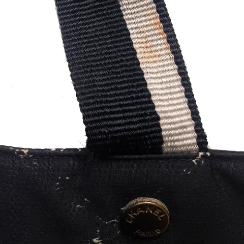 Chanel Vintage Pre-owned Fabric chanel-bags Blue Dames