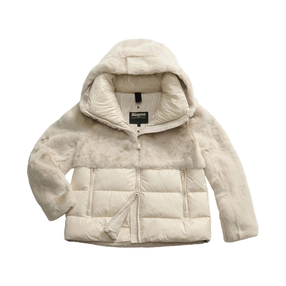 Blauer Women's Beige Fanevil Jacket - Down Jackets - S - Jackets