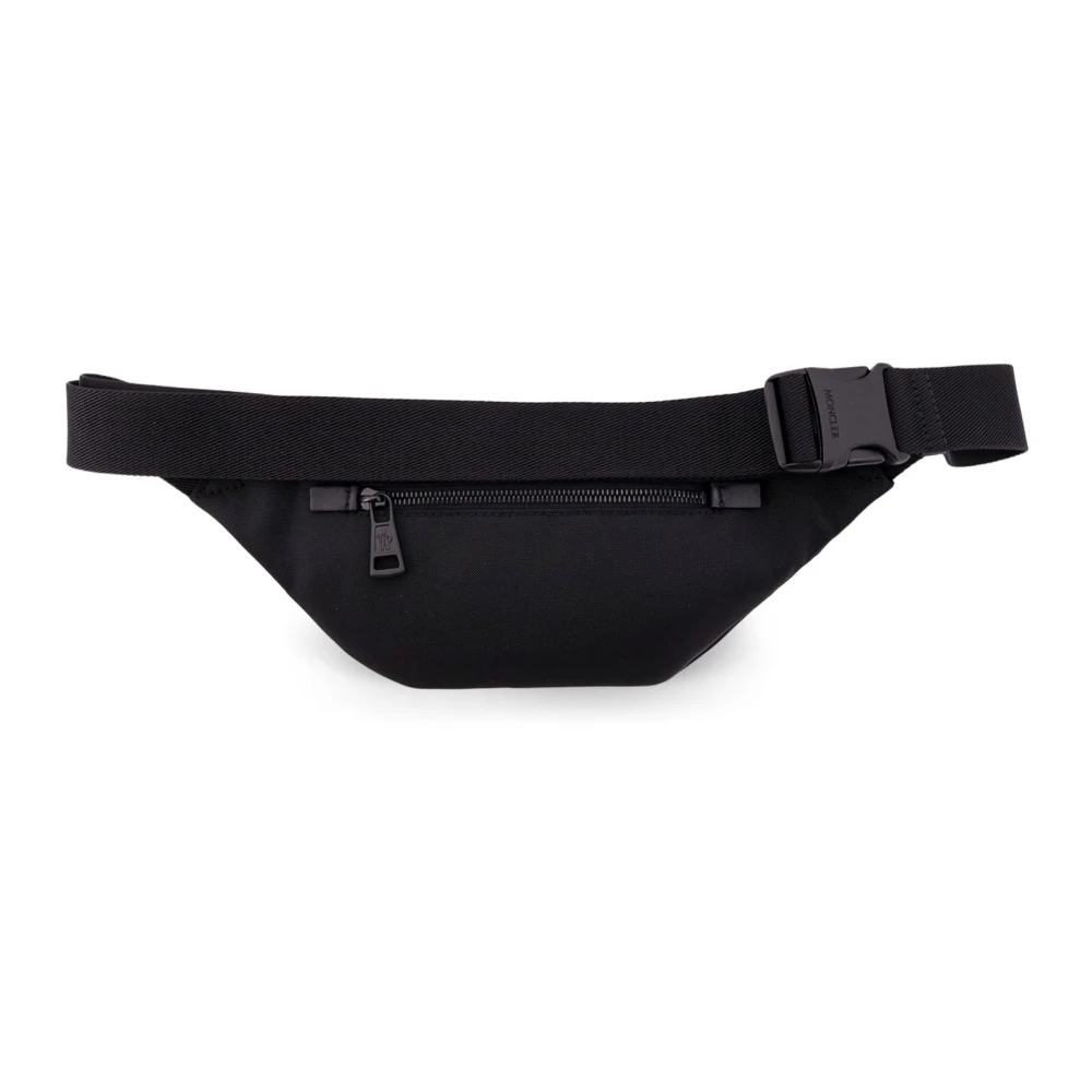 Moncler Nylon Heuptas met Logopatch Black Heren
