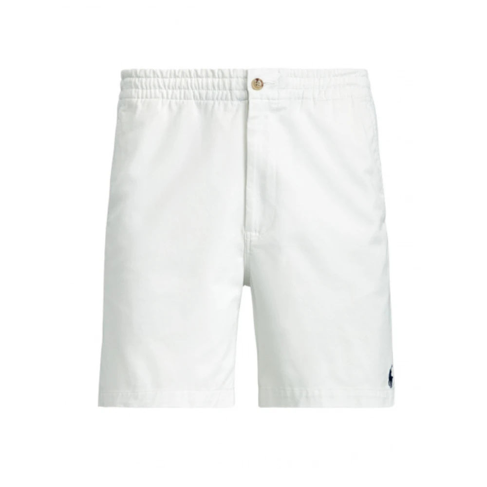 Polo Ralph Lauren Klassieke Katoenmix Prepster Shorts White Heren