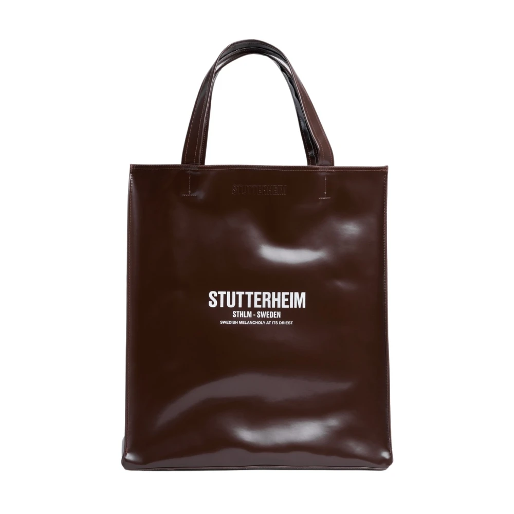 Stutterheim Grote Waterdichte Tote Tas Brown Dames