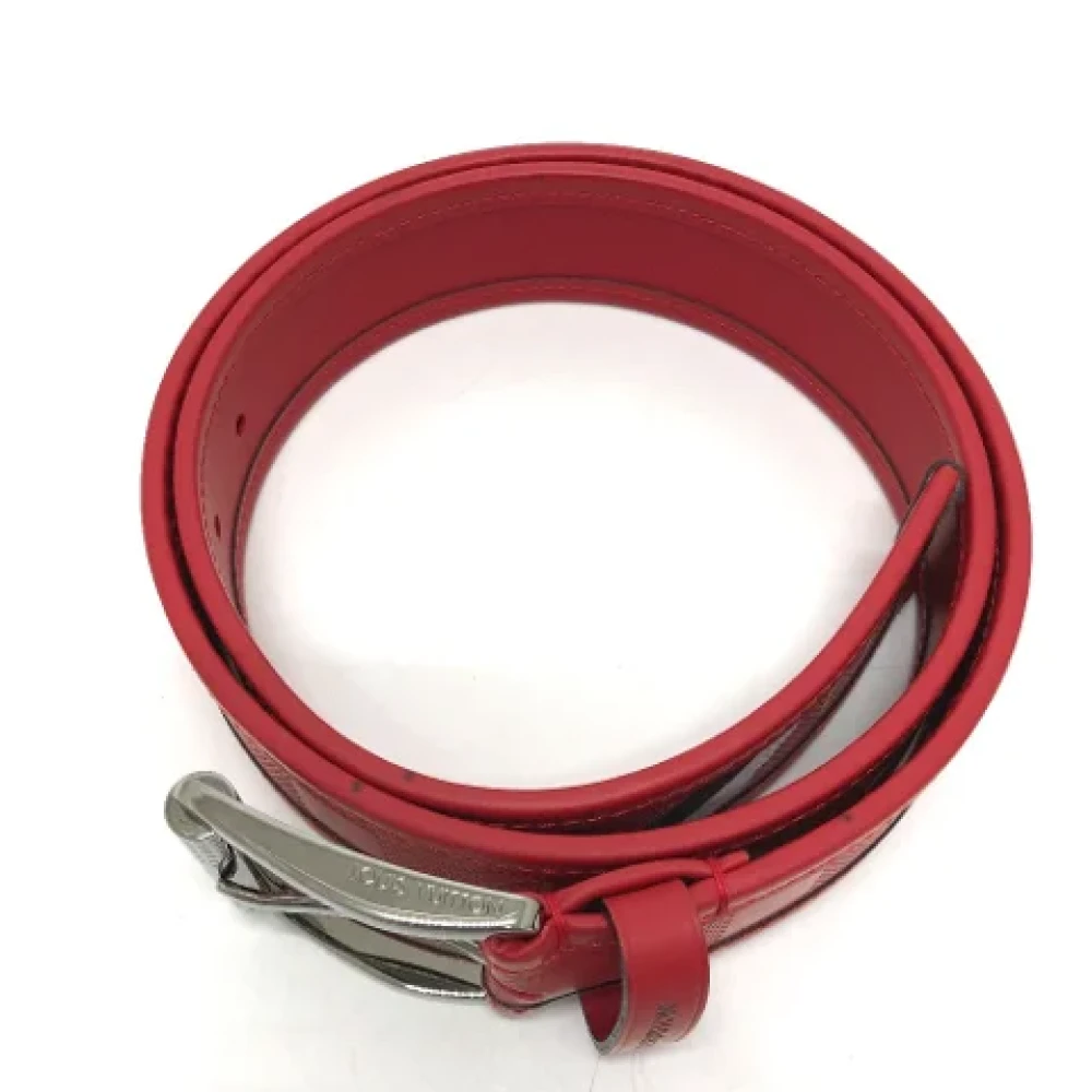 Louis Vuitton Vintage Pre-owned Fabric belts Red Dames