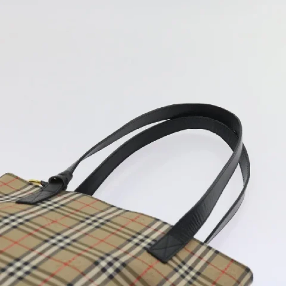 Burberry Vintage Pre-owned Nylon totes Beige Dames