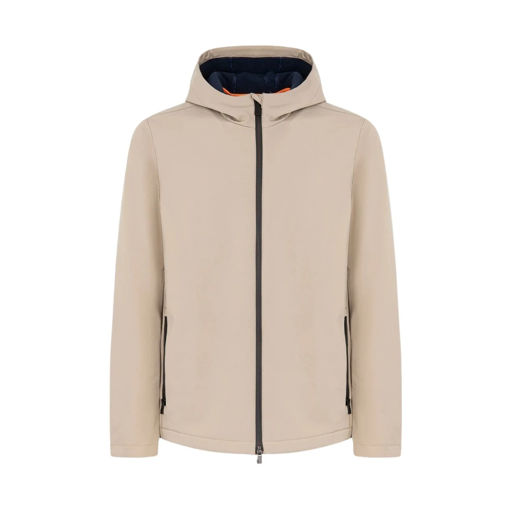 Suns Mannelijk Beige Jassen Heren, Xl, Polyester, Flaminio Micro Jacket