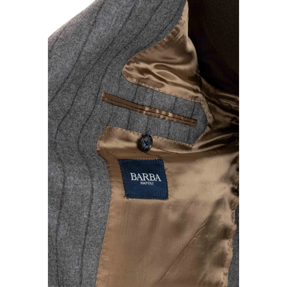 Barba Grijze Jurk Pak Monopetto Gray Heren