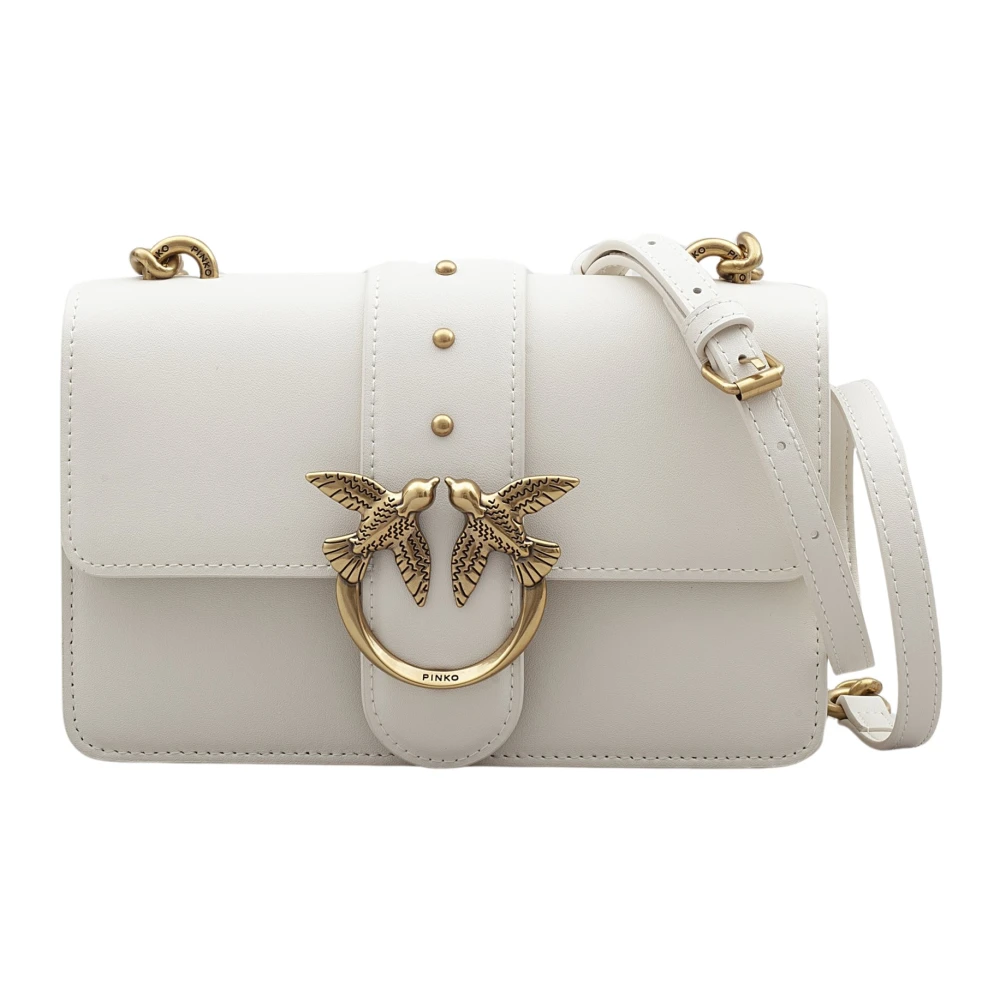 Pinko Love One Mini Schoudertas White Dames