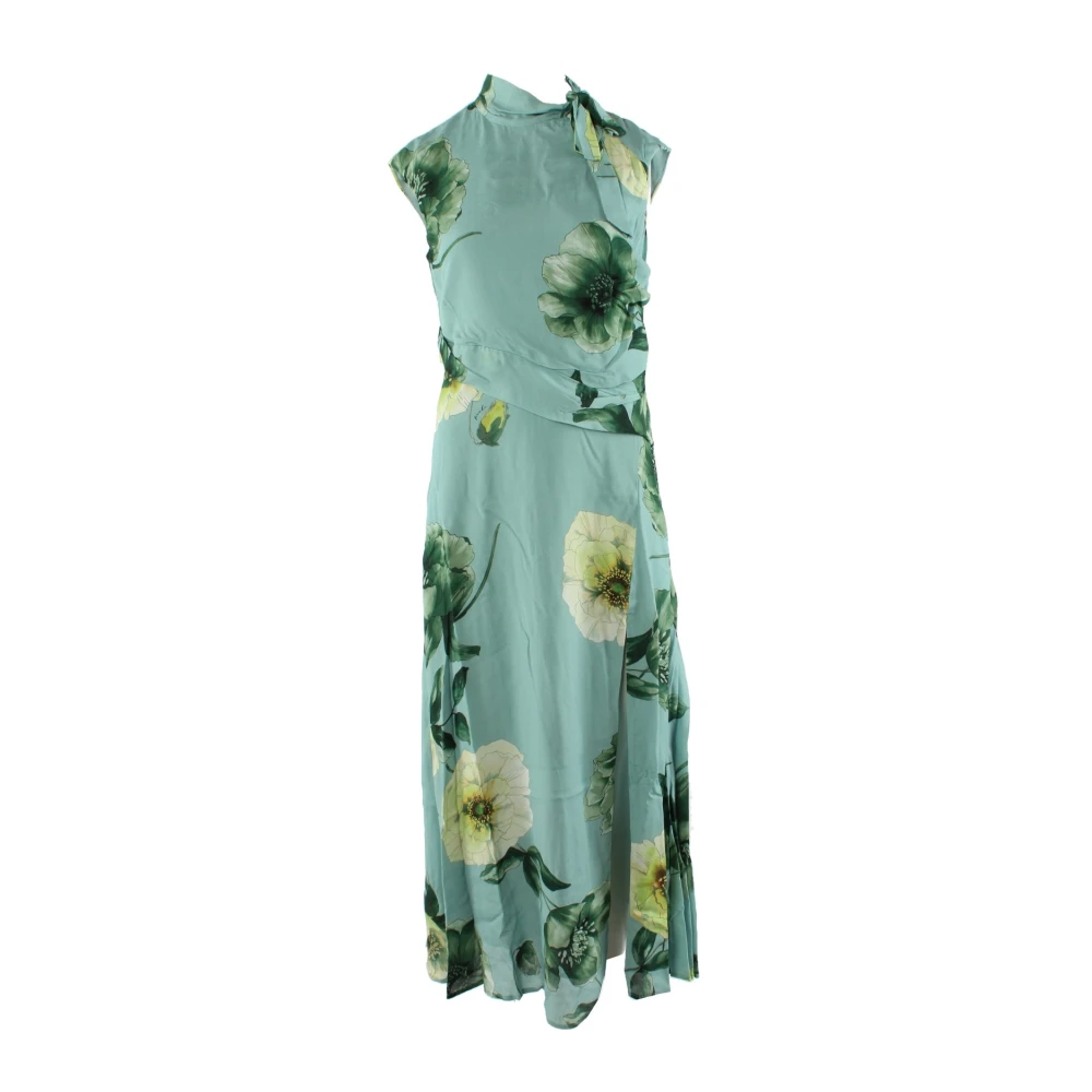 Pinko Groene Jurk 100% Viscose Vrouwen Green Dames