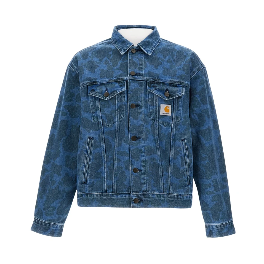 Carhartt Wip Men's Blue Duck Helston Denim Jacket