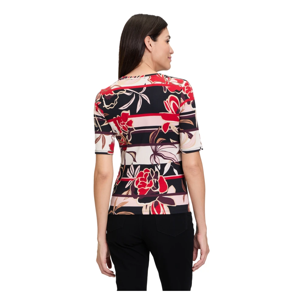 Betty Barclay Geribbeld Basic Shirt Multicolor Dames