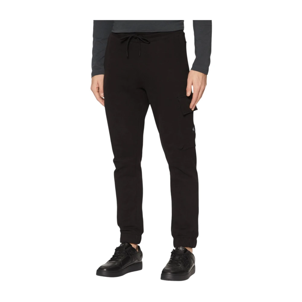 Calvin Klein Cargo Jogging Broek Black Heren