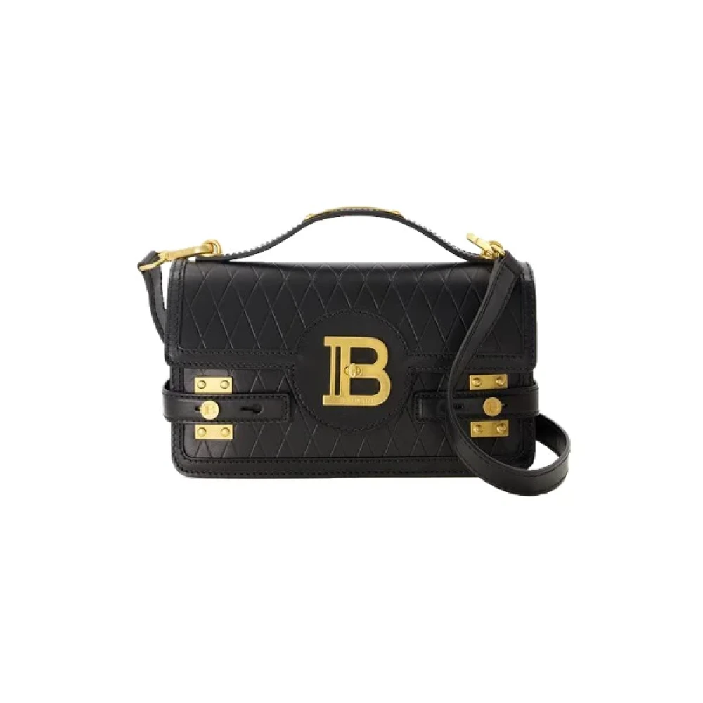 Balmain Leather handbags Black Dames