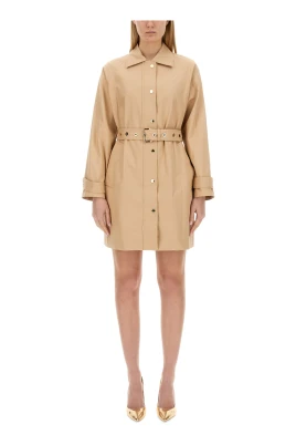 Grommet Belted Trench