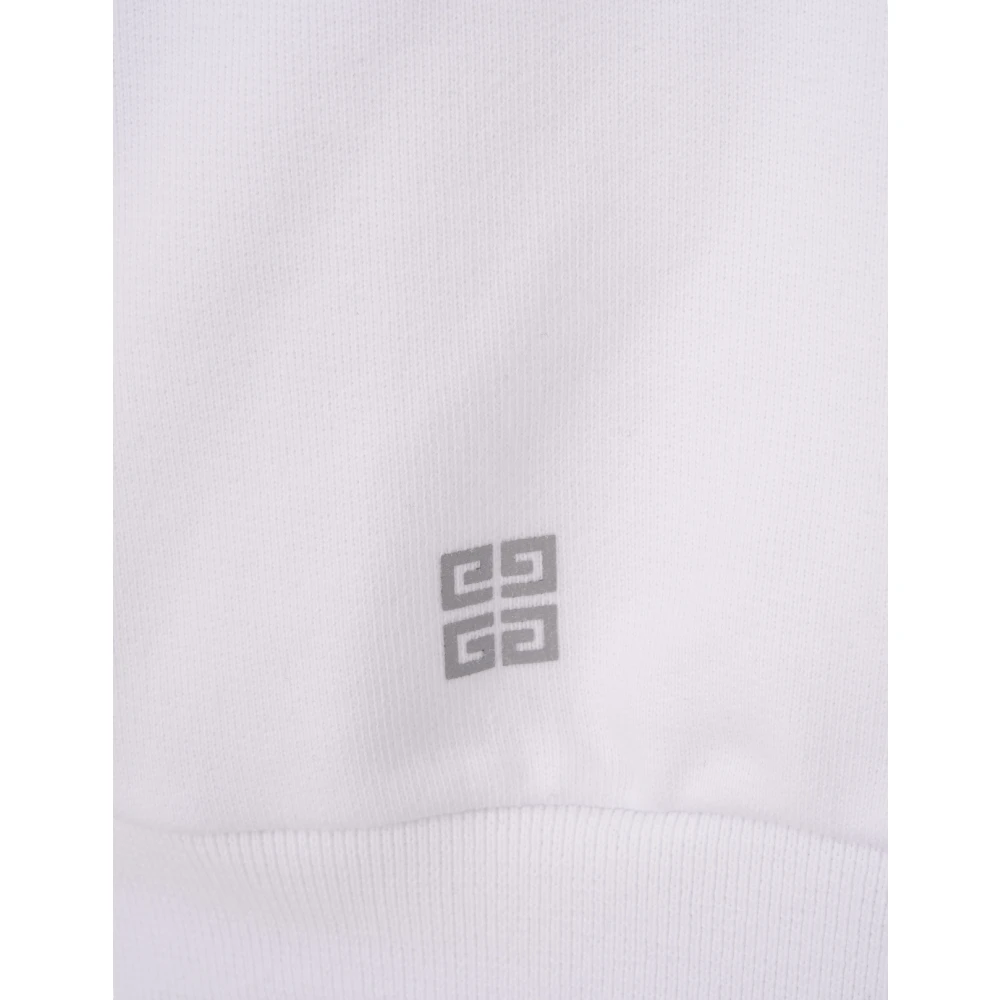 Givenchy Witte Hoodie met Logoprint White Heren