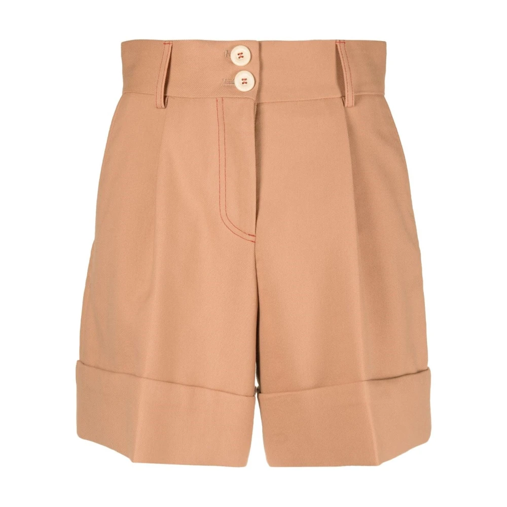 See by Chloé Avslappnade Rosa Bermuda Shorts Pink, Dam