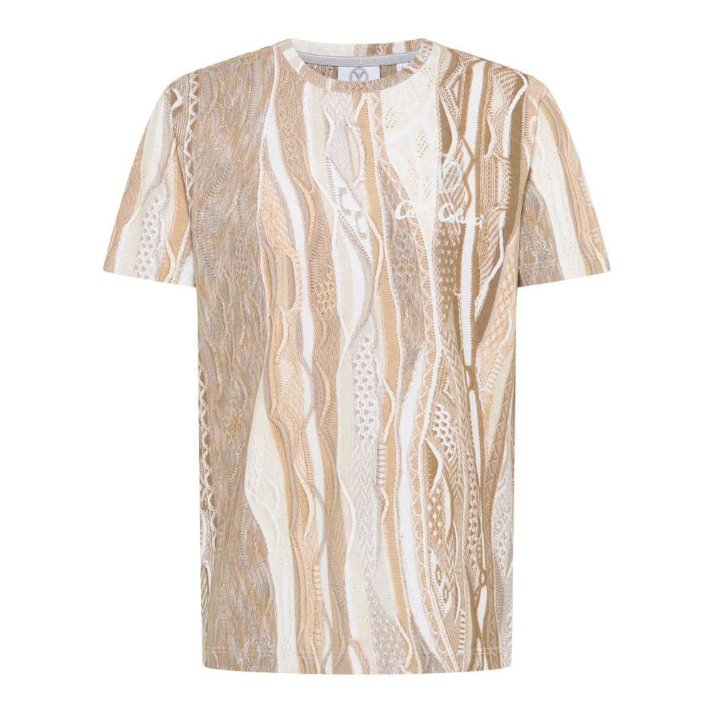Carlo colucci Uniek Allover-Print T-shirt Multicolor Heren