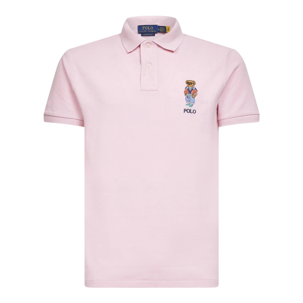 Polo Ralph Lauren Uomo Rosa Top, L, New,