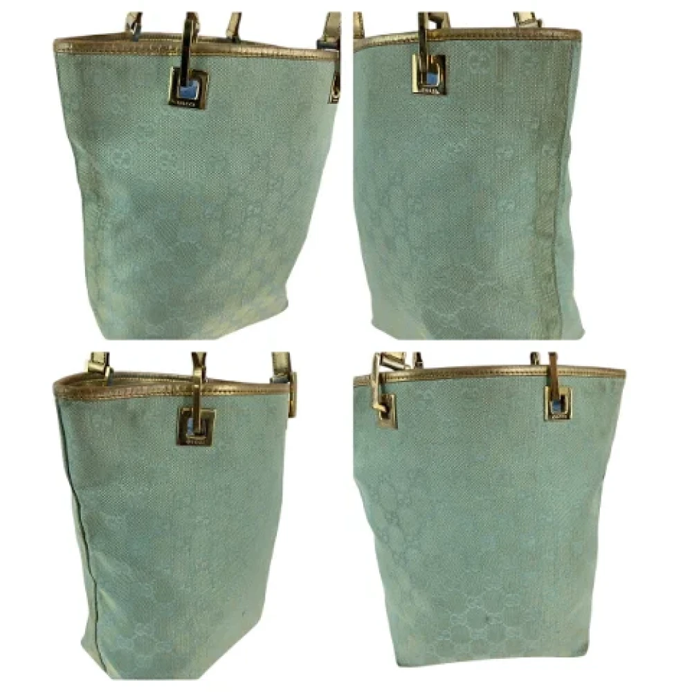 Gucci Vintage Pre-owned Canvas gucci-bags Green Dames