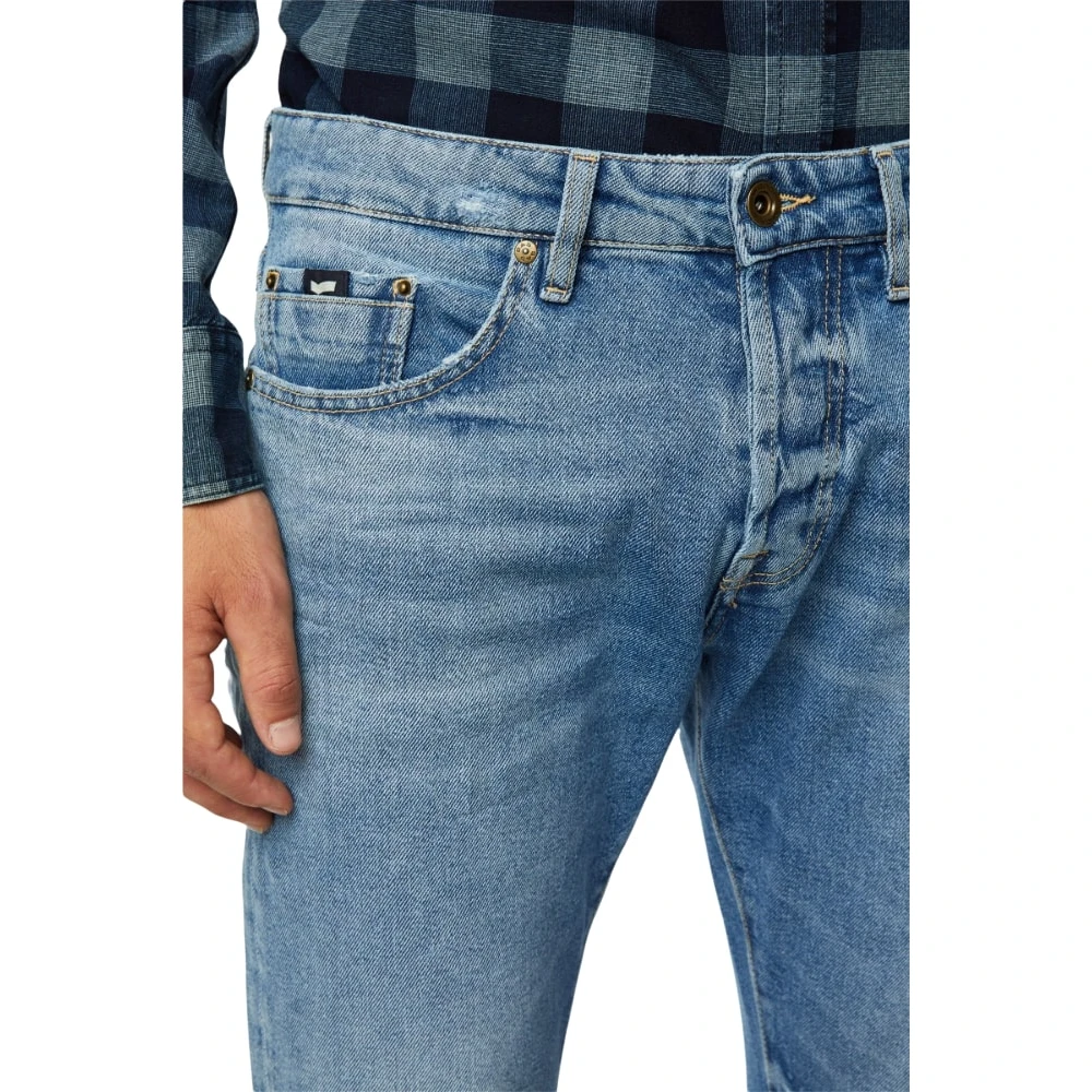 GAS Slim-fit Denim Jeans Blue Heren