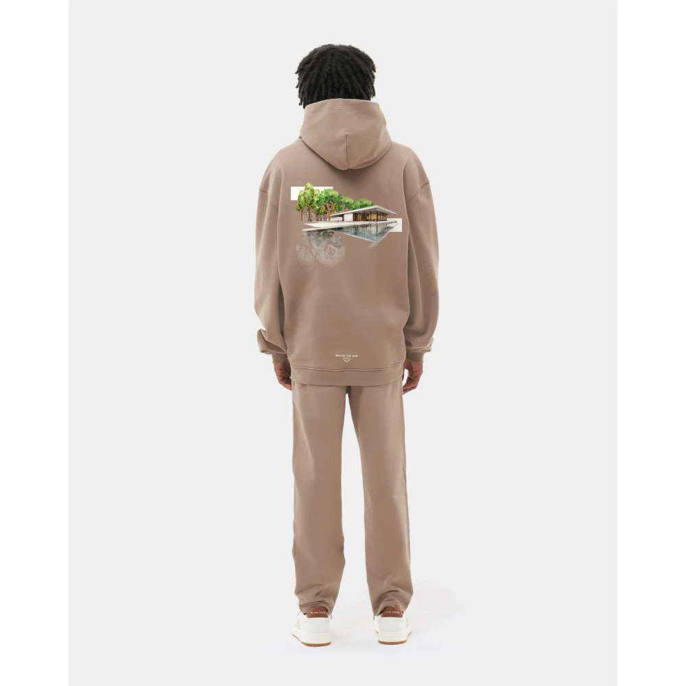 Filling Pieces Hoodie Pavilion Fossil Brown Heren