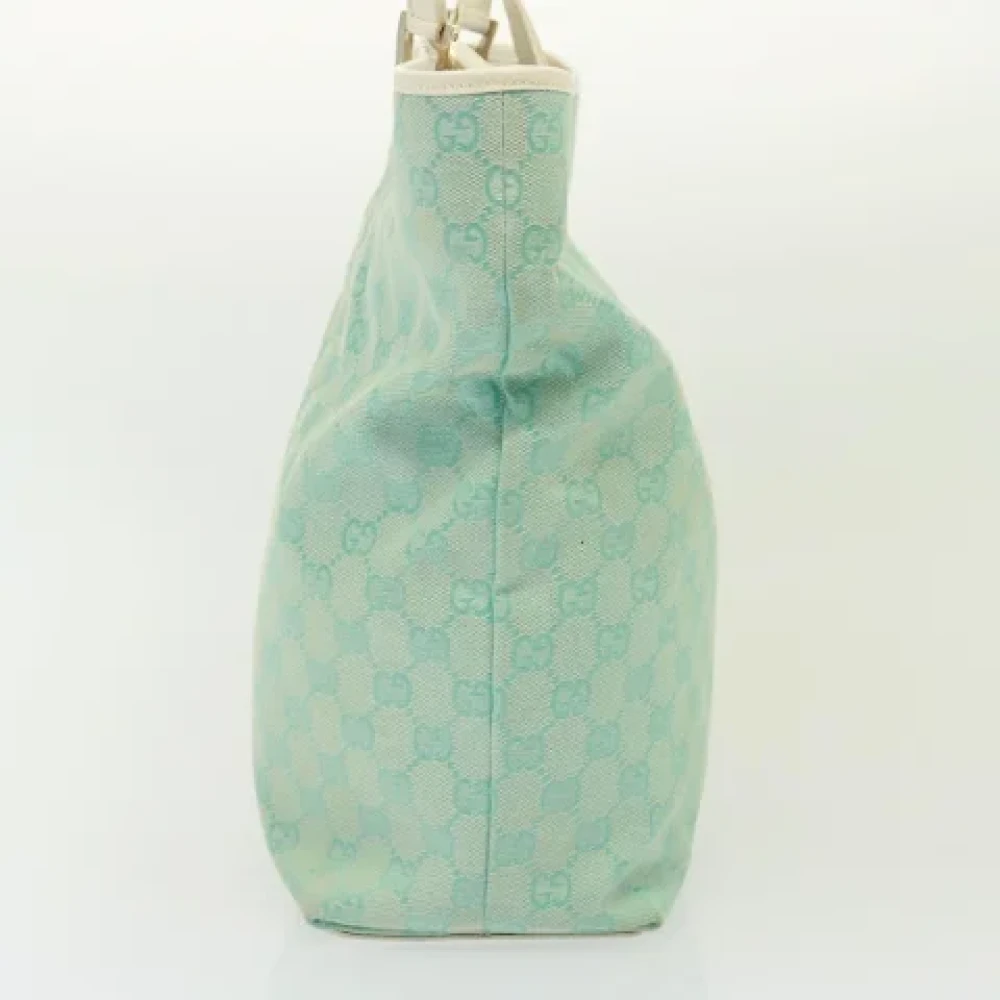 Gucci Vintage Pre-owned Canvas gucci-bags Blue Dames