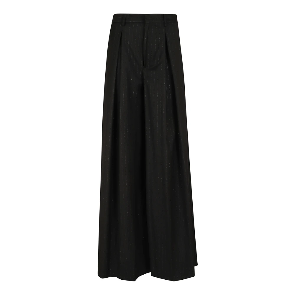 Andamane Zwarte Oversized Broek Black Dames