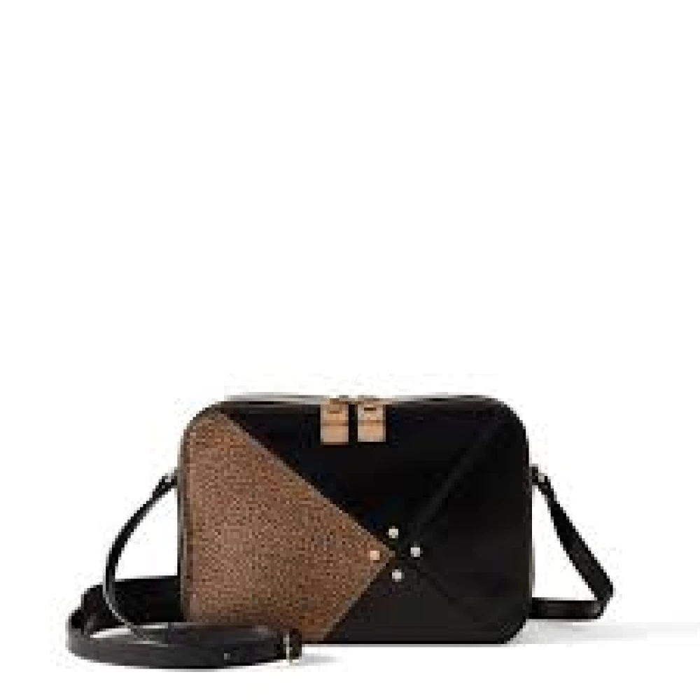 Borbonese Stijlvolle Crossbodytas Borsa Camera Case S Brown Dames
