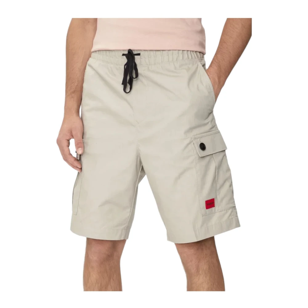 Hugo Boss Cargo Shorts Beige, Herr