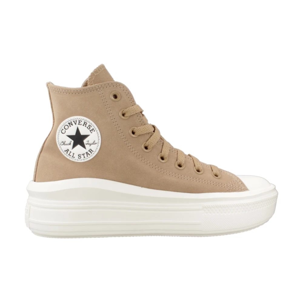 Converse Höga Top Sneakers Move Stil Brown, Dam