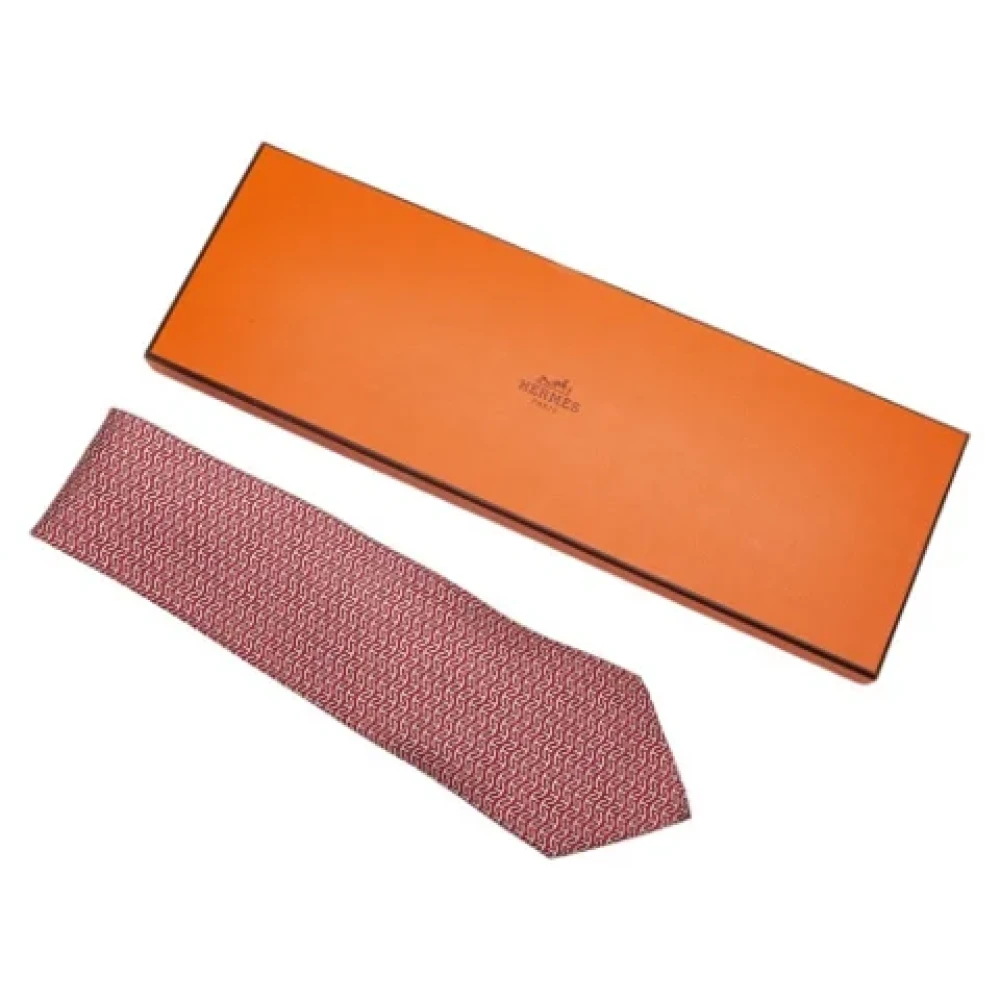 Hermès Vintage Pre-owned Silk home-office Red Dames
