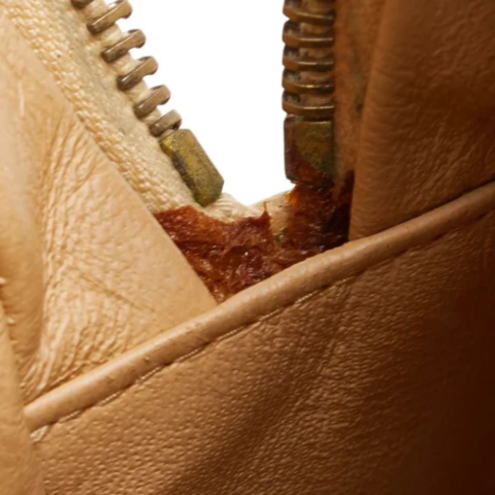 Chanel Vintage Pre-owned Canvas chanel-bags Brown Dames