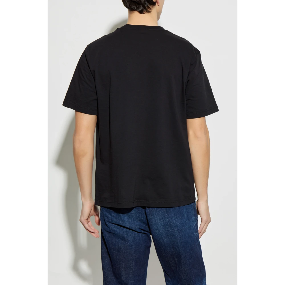 Iceberg Bedrukt T-shirt Black Heren