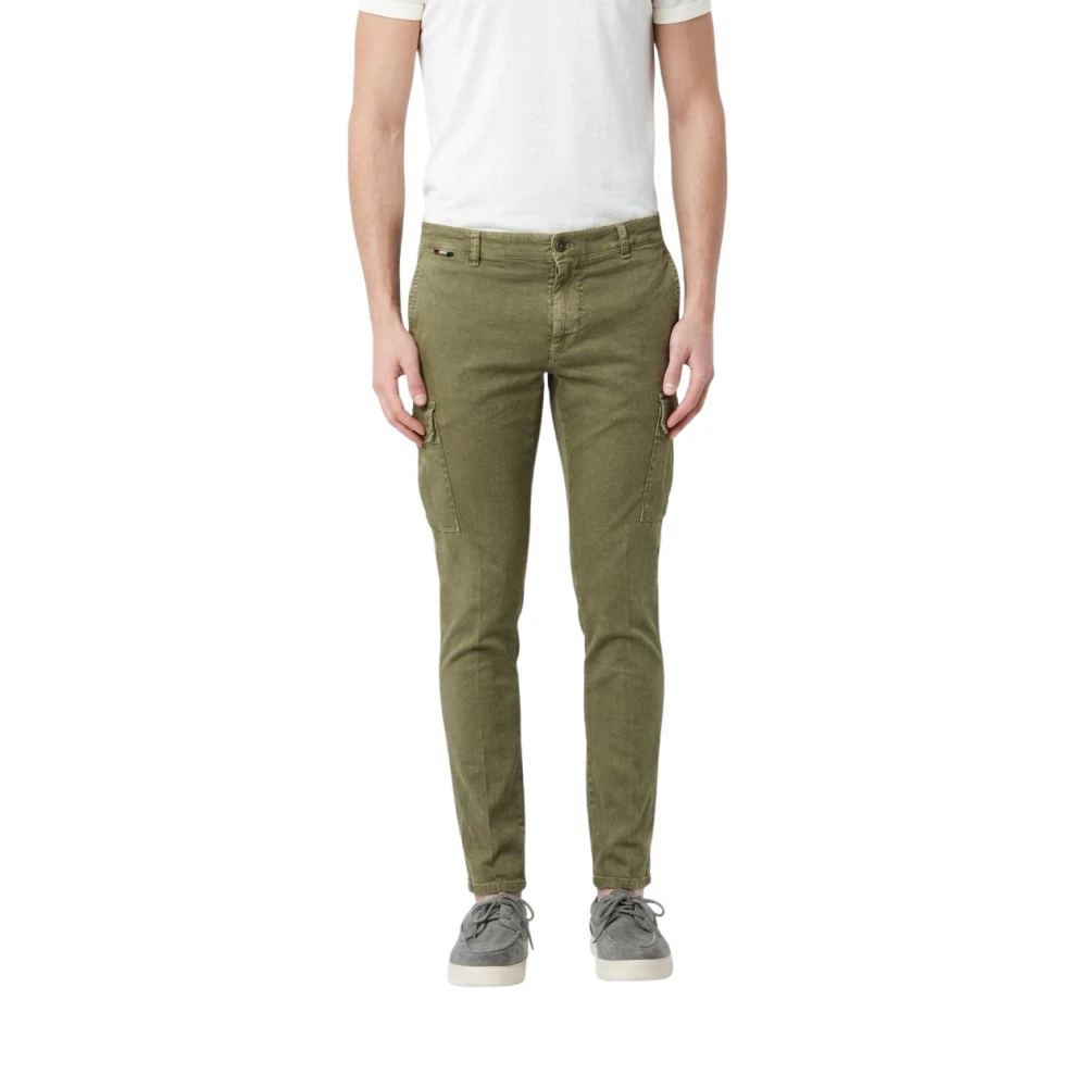 Mason's Hombre Verde Pantalones, Talla: L