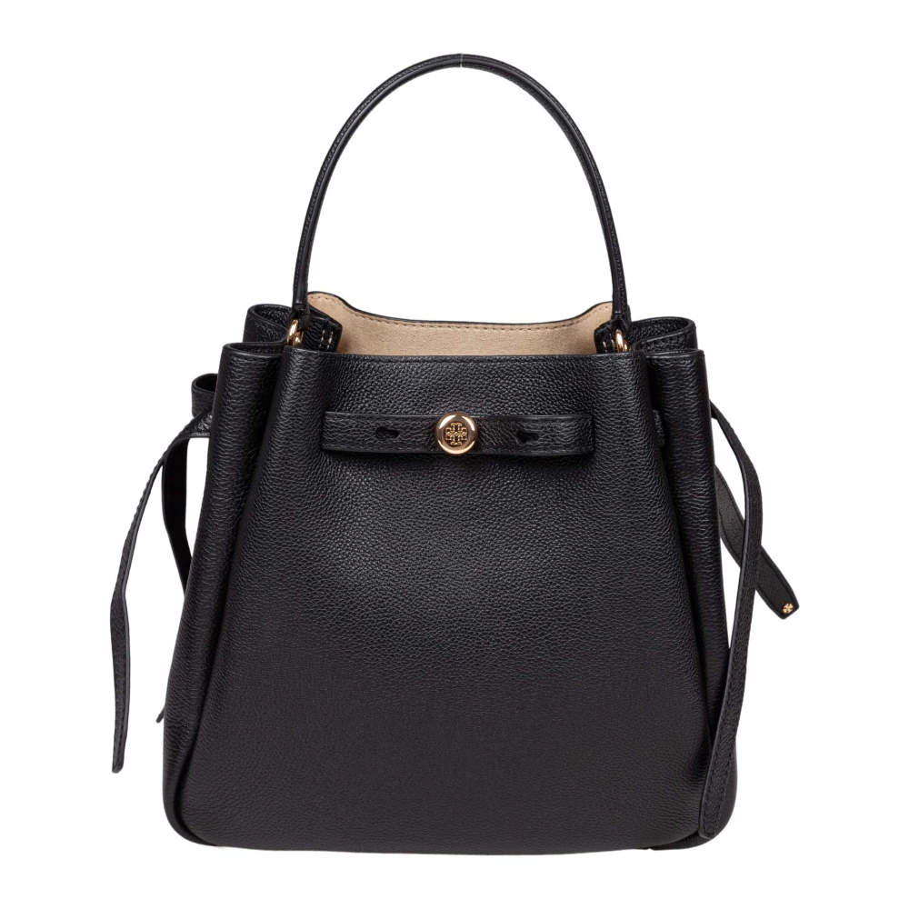 Tory Burch Women's Black Romy Bucket Bag - Bucket Bags - One Size - Bags