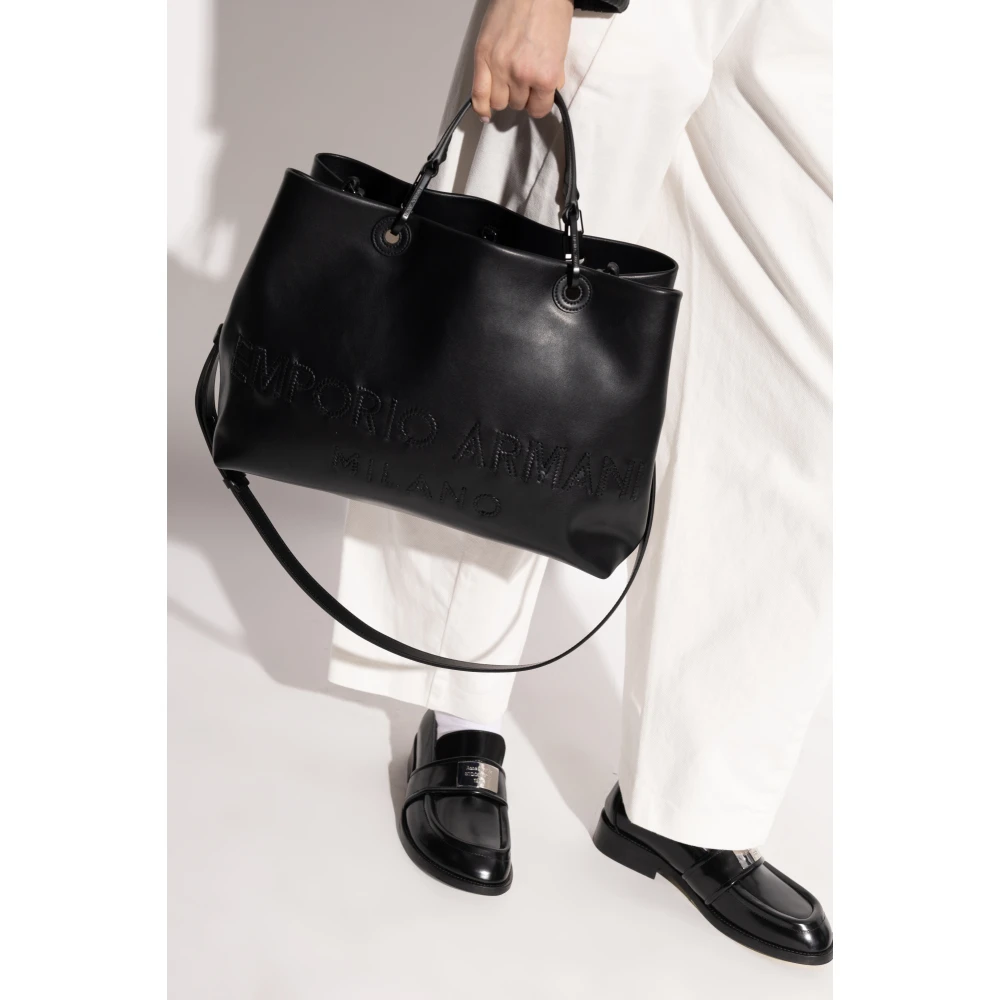 Emporio Armani Tas type shopper Black Heren