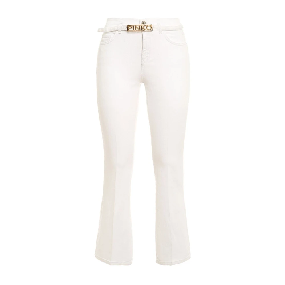 Pinko Damesbroek Stijlvol Model White Dames
