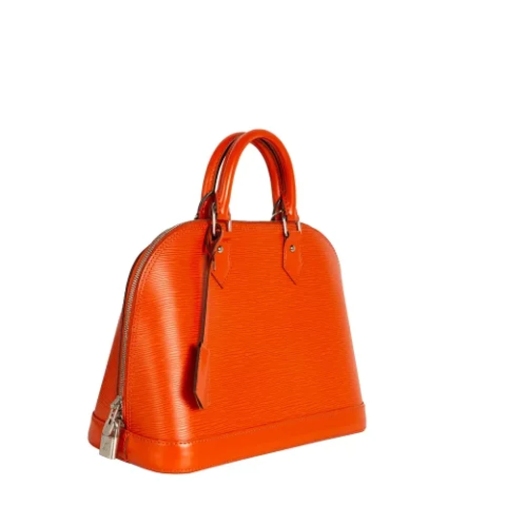 Louis Vuitton Vintage Pre-owned Leather handbags Orange Dames