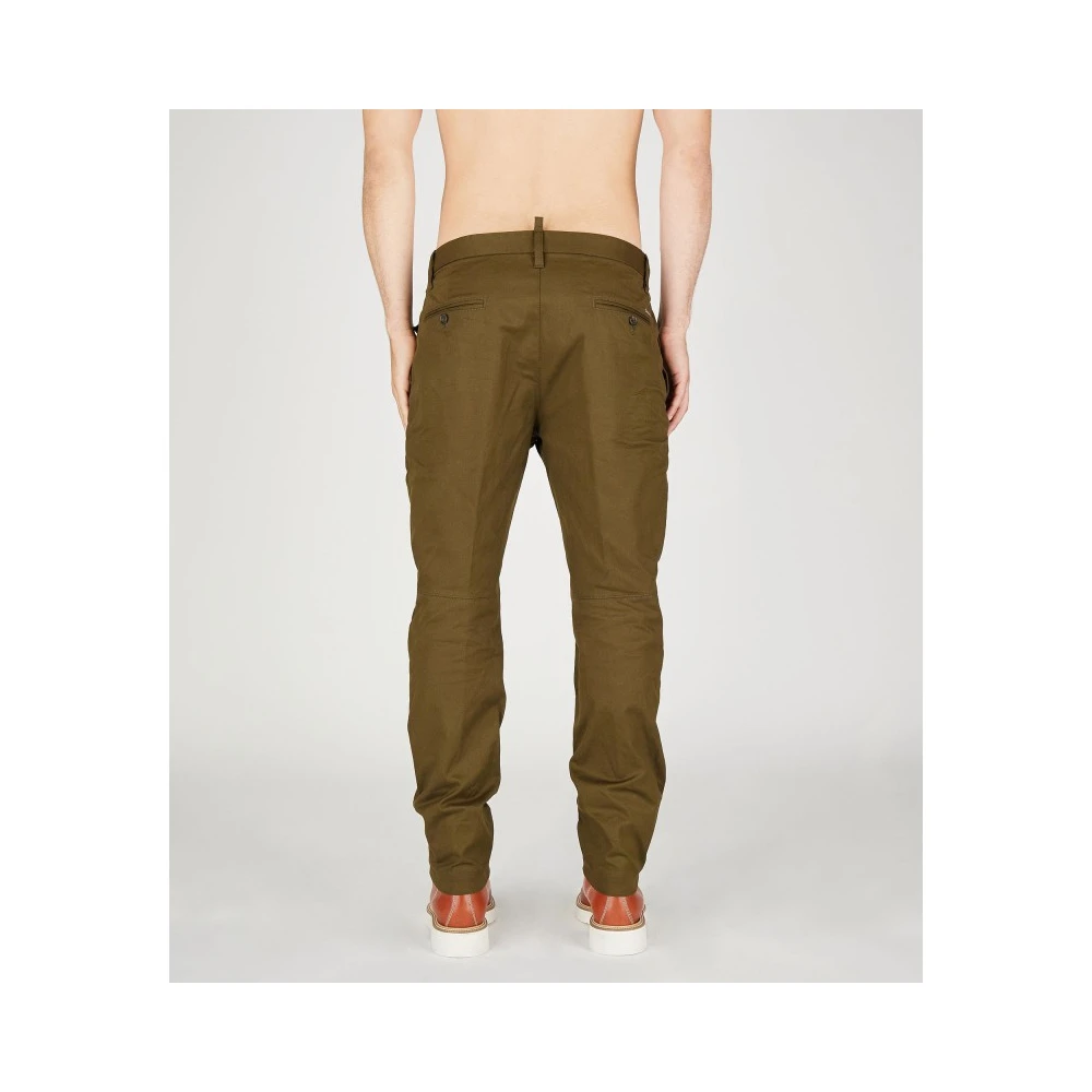 Dsquared2 Ranger Chino Denim Broek Green Heren