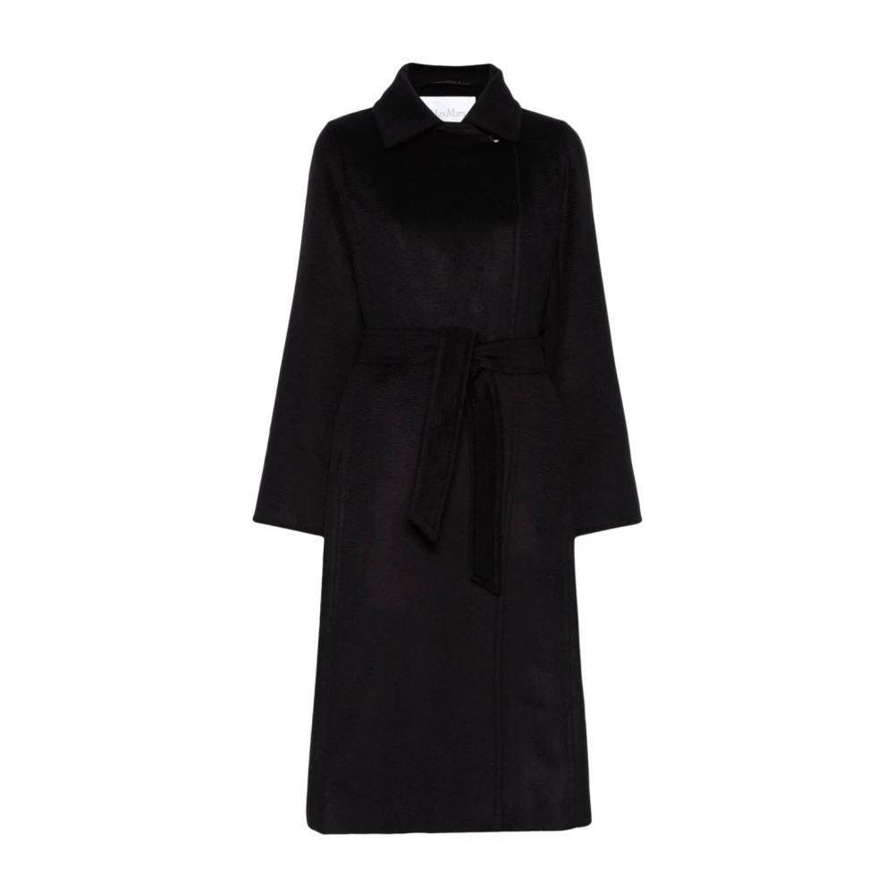 Max Mara Zwarte Wrapjas Manuela Black Dames