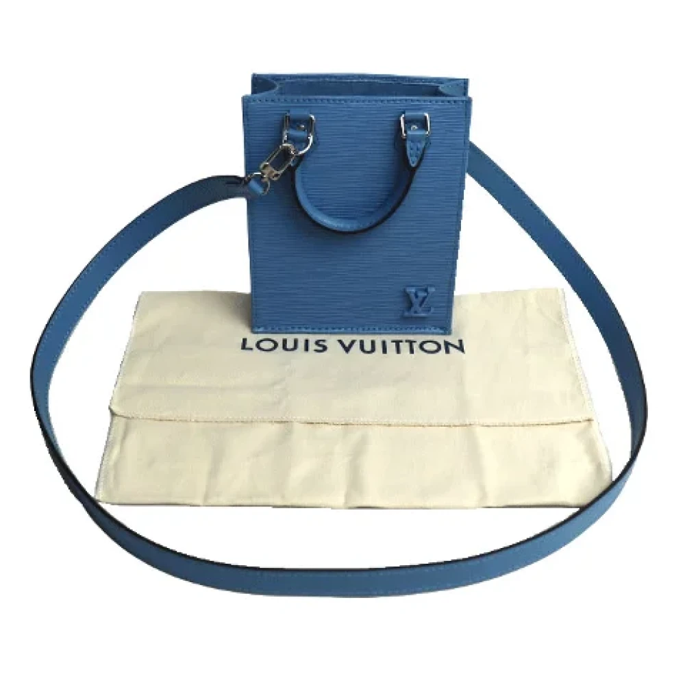 Louis Vuitton Vintage Pre-owned Leather louis-vuitton-bags Blue Dames