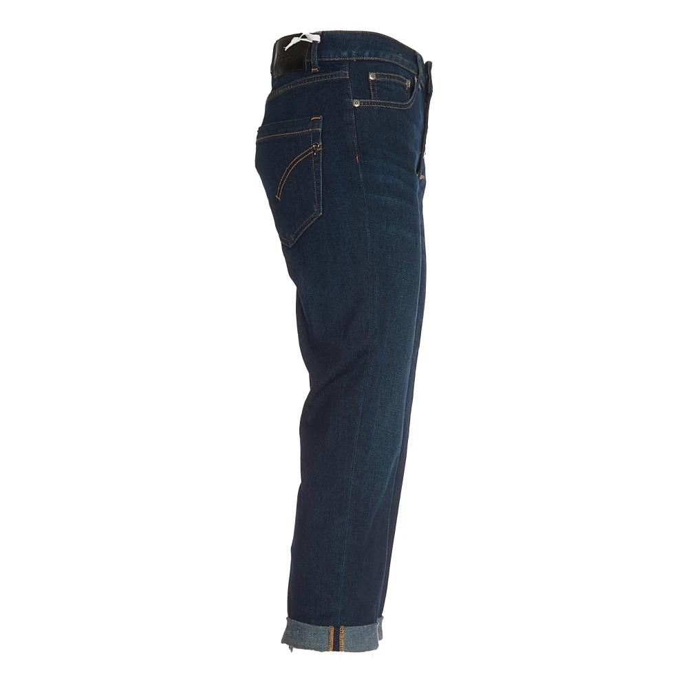 Dondup Blauwe Stretch Denim Jeans Blue Dames
