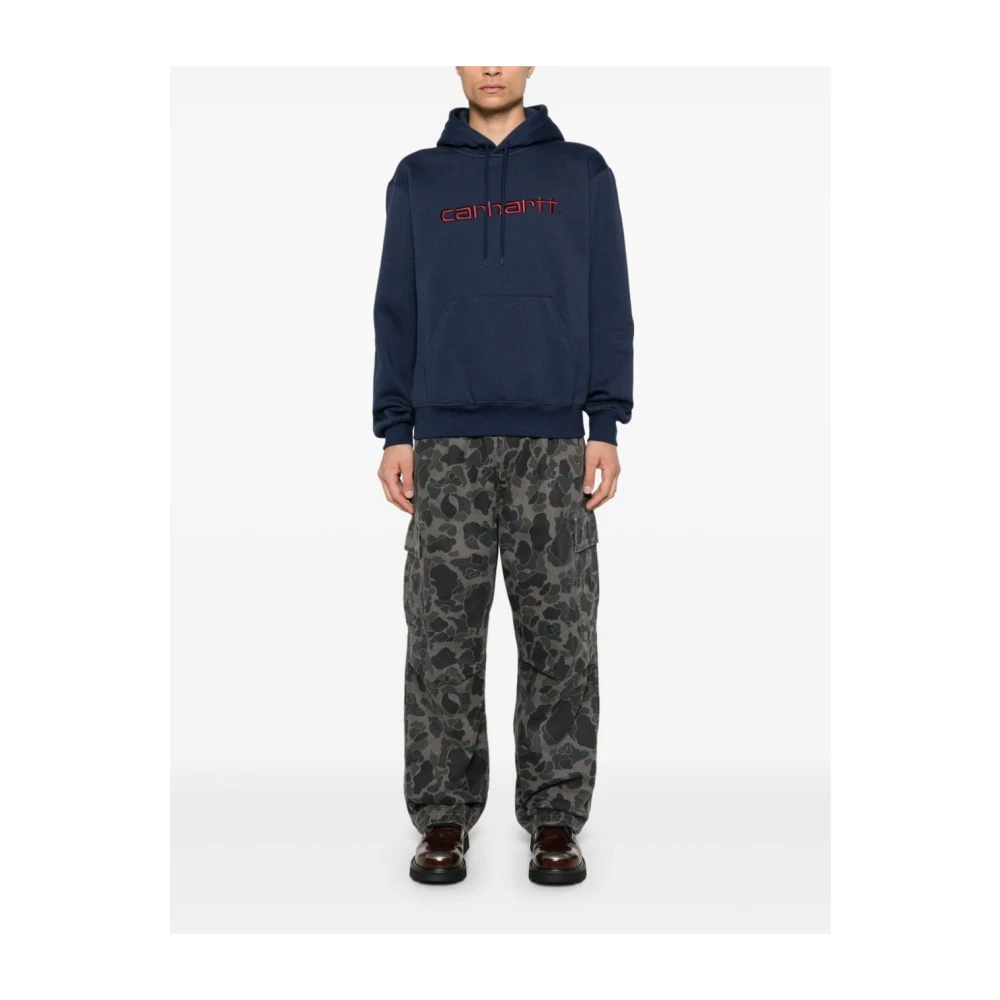 Carhartt WIP Abstract Patroon Cargo Broek Grijs Black Heren
