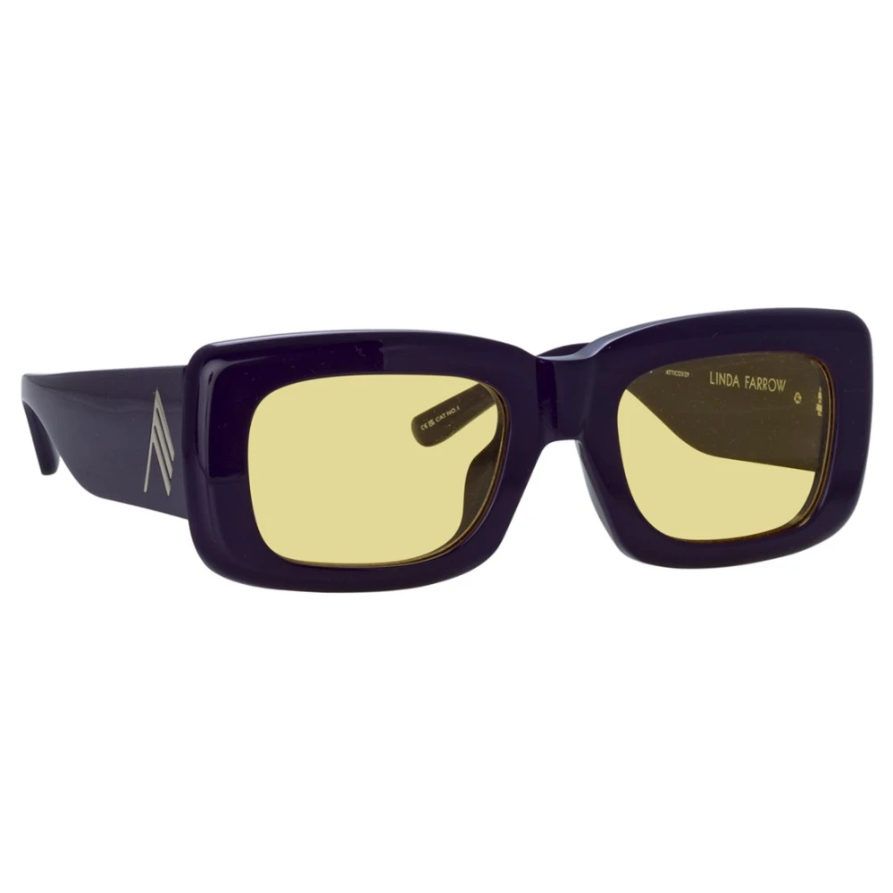 The Attico Purple Sunglasses, Female, 52 Mm, Marfa Sunglasses
