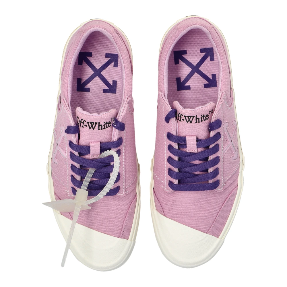 Off White Vulcanized Sneakers