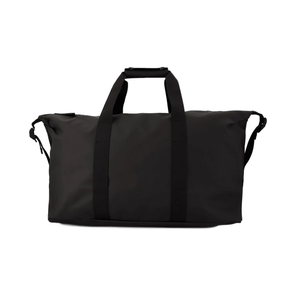 Rains Unisex Black Hilo Waterproof Weekend Bag - Image 10