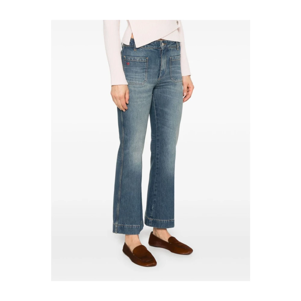 Victoria Beckham Blauwe Jeans voor Vrouwen Blue Dames