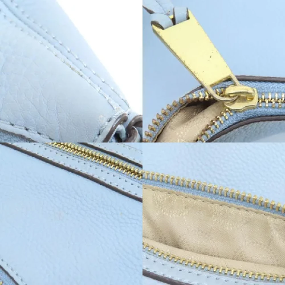 Michael Kors Pre-owned Leather shoulder-bags Blue Dames