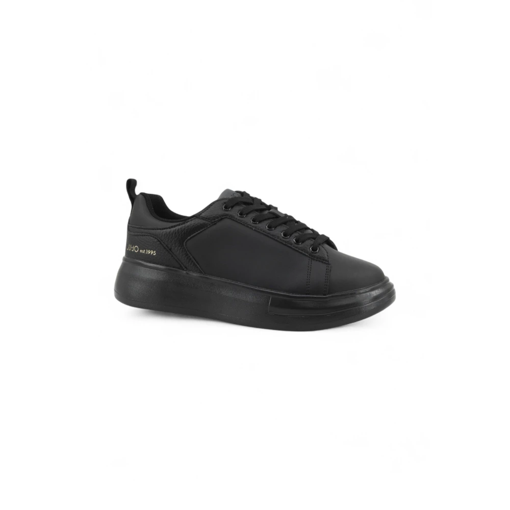 Liu Jo Leather Platform Sneakers Heren Schoenen Zwart