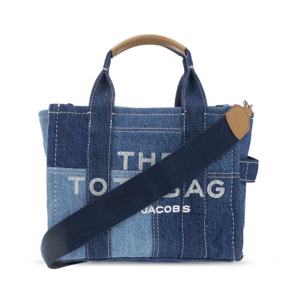 Marc Jacobs Donna Blu Denim Tote Mini Borsa A Tracolla