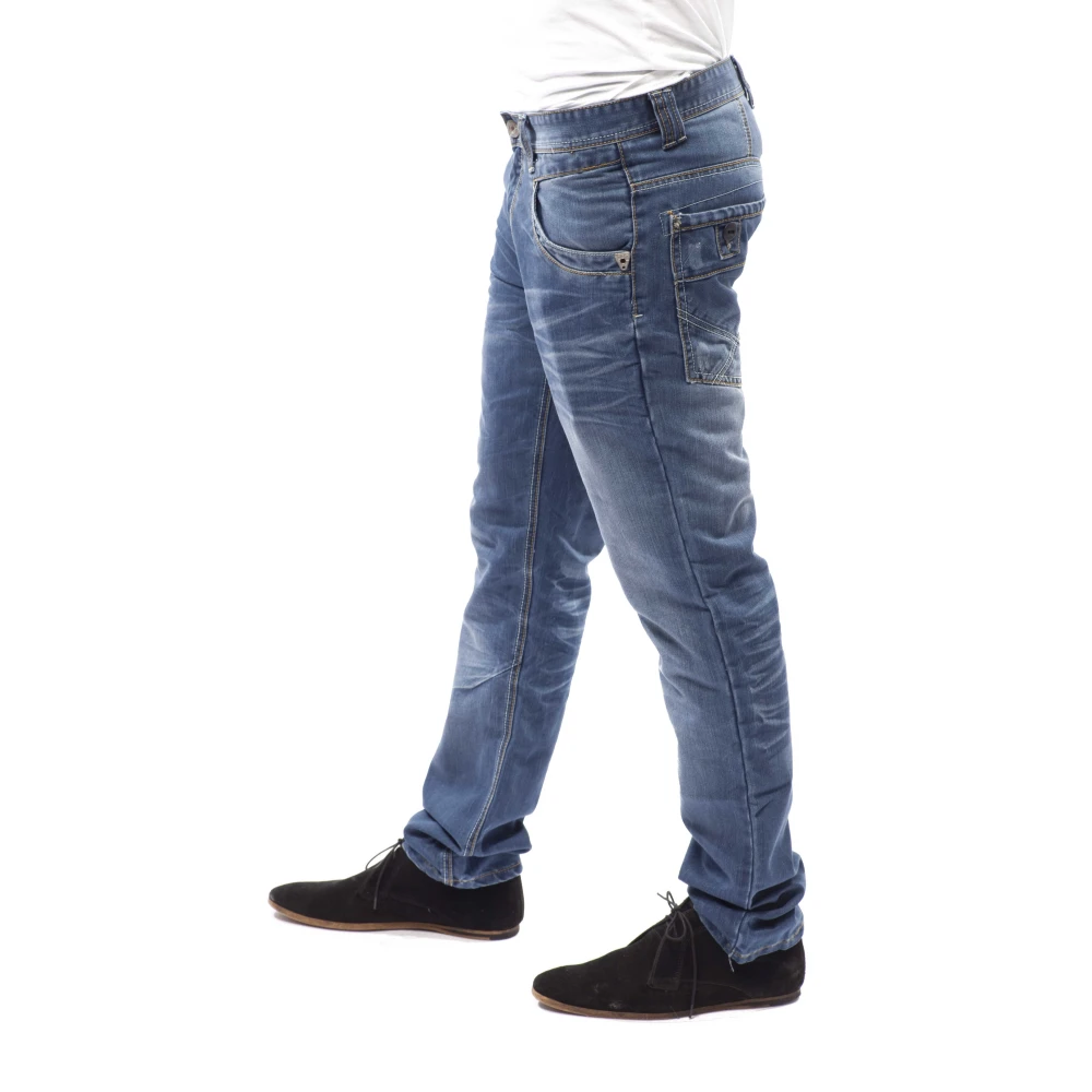 Cars Jeans Crown Stonewash Used Blue Heren